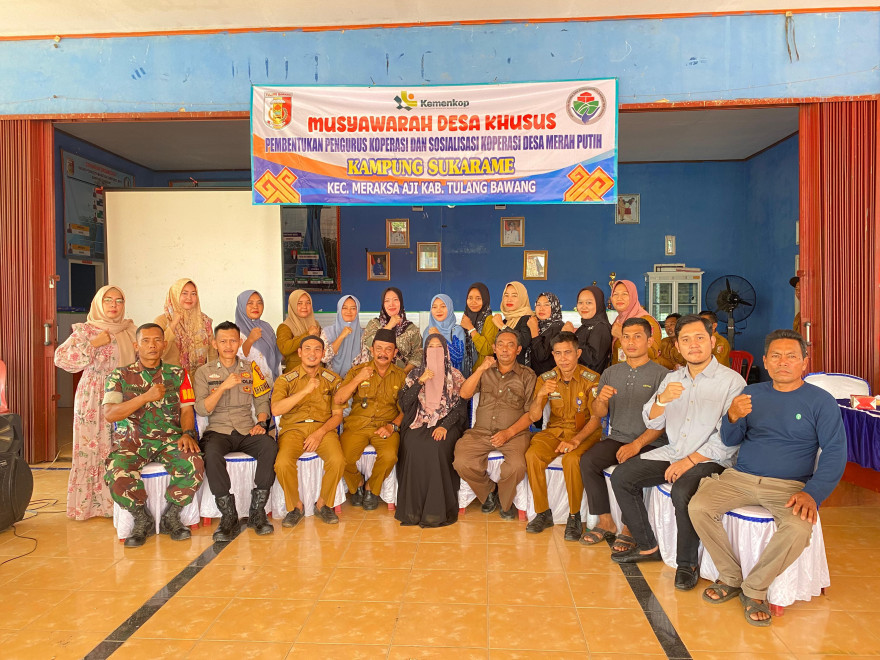 MUSDESUS PEMBENTUKAN KOPERASI MERAH PUTIH KAMPUNG SUKARAME