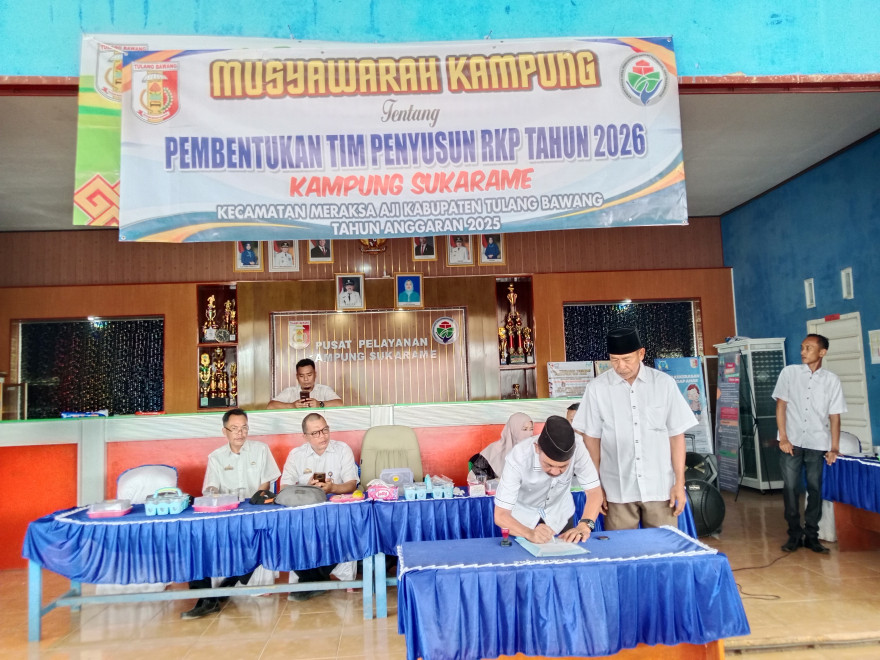 Pembentukan Tim Penyusun RKP Tahun 2026 